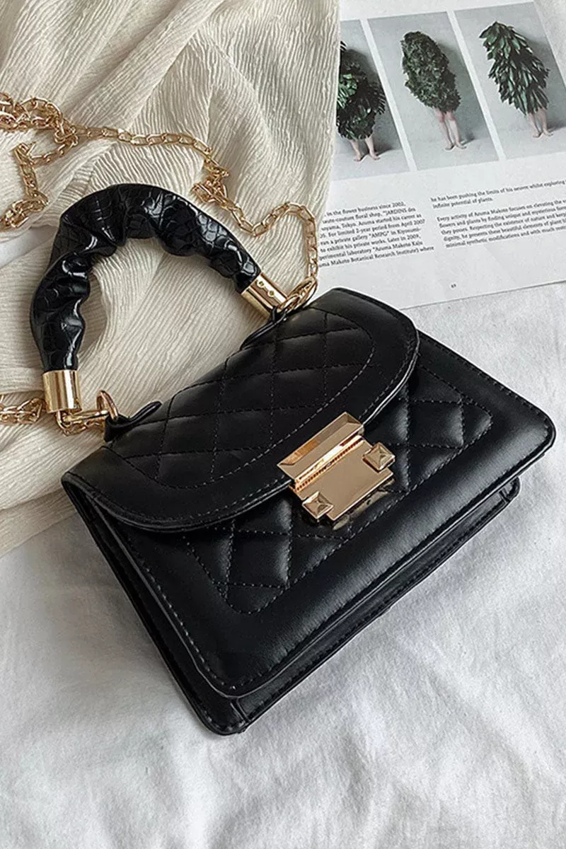 Casual Solid Patchwork Metal Accessories Decoration Chains Bags