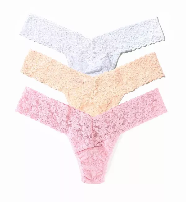 Hanky Panky 3-PACK Signature Lace Low Rise Thong (49113PK) - MVAF