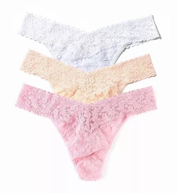 Hanky Panky 3-PACK Signature Lace Original Rise Thong (48113PK) - MVAF