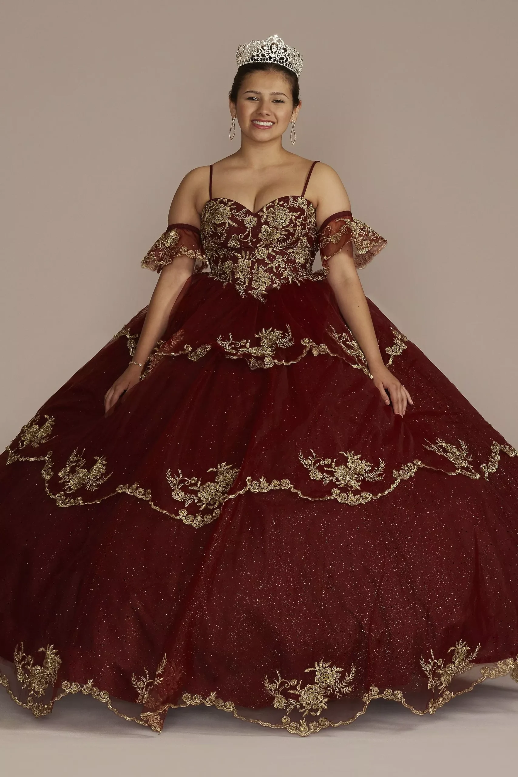 Tiered Quince Dress with Interchangeable Sleeves