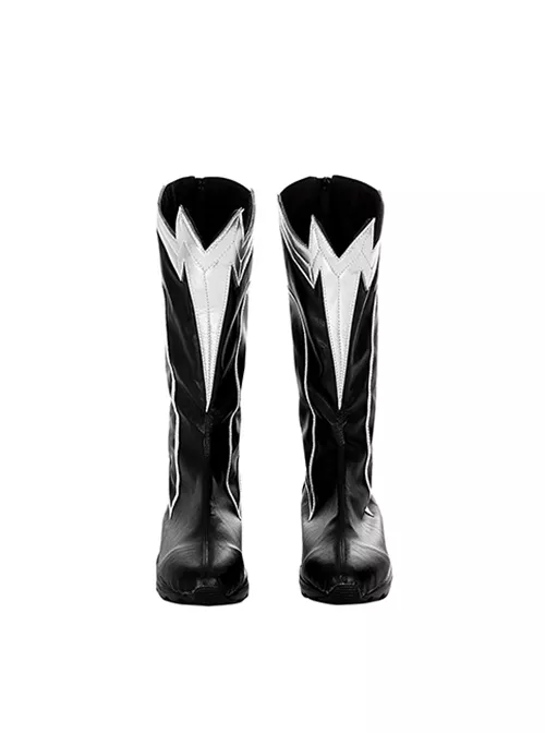 TV Drama The Flash Meena Dhawan Black Battle Suit Halloween Cosplay Accessories Black Headcover